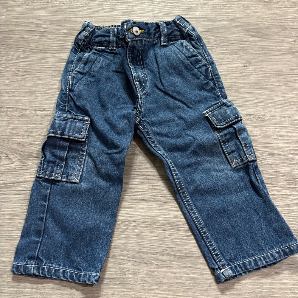 Vintage Levi's Kids Blue Cargo Jeans
